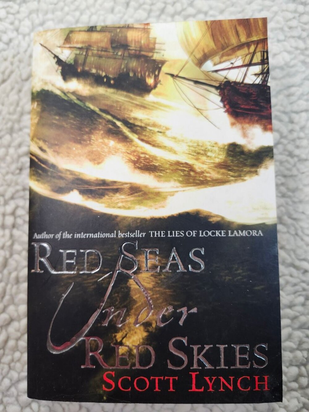 Red Seas Under Red Skies Scott Lynch Paperback 2007 Fantasy Novel Book Two Used